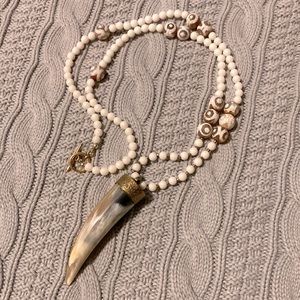 Unique long handmade necklace